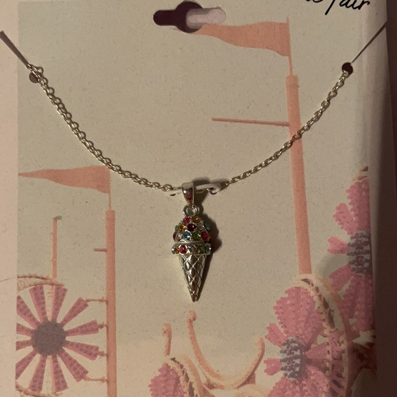 Ice cream cone summer necklace - Picture 2 of 4